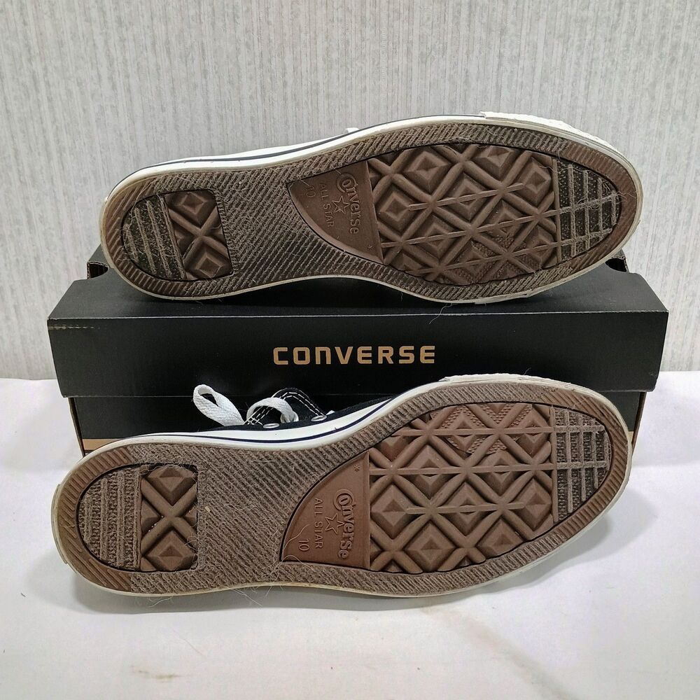 Converse Chuck Taylor All Star Ox Low Black Men 10 Women 12 Sneakers M9166 Box - Picture 5 of 9